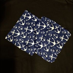 NWT.  Scarf,  white ANCHORS on navy blue.
